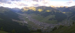 Archiv Foto Webcam Blick auf Livigno vom Crap de la Pare 05:00