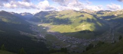 Archiv Foto Webcam Blick auf Livigno vom Crap de la Pare 06:00