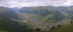 Archiv Foto Webcam Blick auf Livigno vom Crap de la Pare 02:00