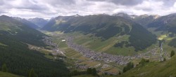 Archiv Foto Webcam Blick auf Livigno vom Crap de la Pare 04:00