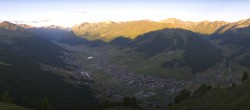 Archiv Foto Webcam Blick auf Livigno vom Crap de la Pare 05:00