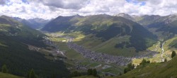 Archiv Foto Webcam Blick auf Livigno vom Crap de la Pare 11:00