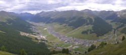 Archiv Foto Webcam Blick auf Livigno vom Crap de la Pare 13:00