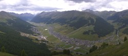 Archiv Foto Webcam Blick auf Livigno vom Crap de la Pare 15:00