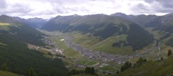 Archiv Foto Webcam Blick auf Livigno vom Crap de la Pare 17:00