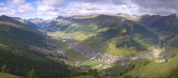 Archiv Foto Webcam Blick auf Livigno vom Crap de la Pare 07:00