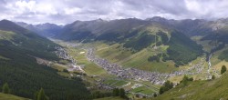 Archiv Foto Webcam Blick auf Livigno vom Crap de la Pare 11:00