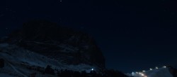 Archiv Foto Webcam Langkofel Berghotel Piz Seteur 03:00