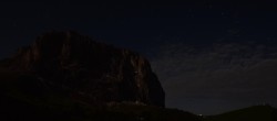 Archiv Foto Webcam Langkofel Berghotel Piz Seteur 01:00