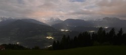Archived image Webcam Hotel Sambergerhof: Dolomites Panorama 23:00