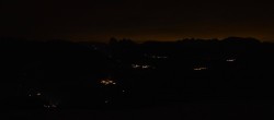 Archiv Foto Webcam Dolomiten Panorama - Hotel Sambergerhof 23:00