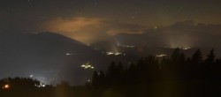 Archiv Foto Webcam Dolomiten Panorama - Hotel Sambergerhof 23:00