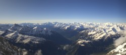 Archived image Webcam Panoramic view Pointe Helbronner (11,358 ft) 07:00