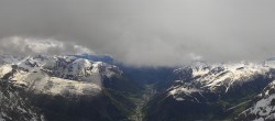 Archived image Webcam Panoramic view Pointe Helbronner (11,358 ft) 11:00