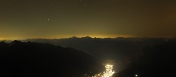 Archived image Webcam Panoramic view Pointe Helbronner (11,358 ft) 23:00