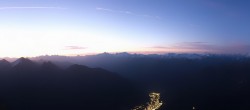 Archived image Webcam Panoramic view Pointe Helbronner (11,358 ft) 05:00