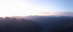 Archived image Webcam Panoramic view Pointe Helbronner (11,358 ft) 06:00