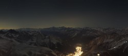 Archiv Foto Webcam Rundblick Pointe Helbronner (3462 m) 03:00