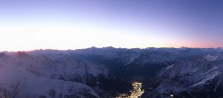 Archiv Foto Webcam Rundblick Pointe Helbronner (3462 m) 06:00