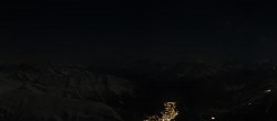 Archiv Foto Webcam Courmayeur: Rundblick Pointe Helbronner 03:00