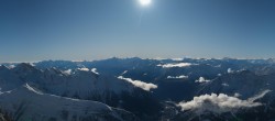 Archived image Webcam Panoramic view Pointe Helbronner (11,358 ft) 09:00