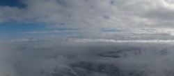 Archived image Webcam Panoramic view Pointe Helbronner (11,358 ft) 13:00