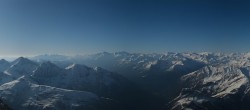 Archiv Foto Webcam Courmayeur: Rundblick Pointe Helbronner 07:00