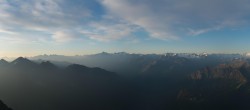 Archiv Foto Webcam Courmayeur: Rundblick Pointe Helbronner 06:00