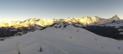 Archiv Foto Webcam Cervino Ski Paradise: Skigebiet Chamois 06:00