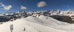 Archiv Foto Webcam Cervino Ski Paradise: Skigebiet Chamois 15:00
