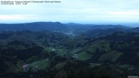 Archiv Foto Webcam Buchkopfturm Schwarzwald - Blick nach Westen 19:00
