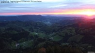 Archived image Webcam Buchkopfturm - Black Forest - View to the West 19:00