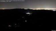 Archived image Webcam Buchkopfturm - Black Forest - View to the West 23:00