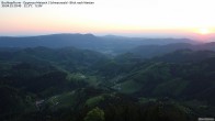 Archived image Webcam Buchkopfturm - Black Forest - View to the West 19:00