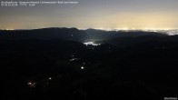 Archiv Foto Webcam Buchkopfturm Schwarzwald - Blick nach Westen 21:00