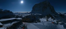 Archived image Webcam Val Gardena: Top station Ciampinoi 01:00