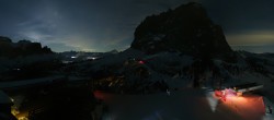 Archiv Foto Webcam Gröden: Bergstation Ciampinoi 03:00