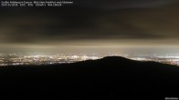 Archiv Foto Webcam Feldberg - Blick über Frankfurt nach Südosten 19:00