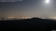 Archiv Foto Webcam Feldberg - Blick über Frankfurt nach Südosten 01:00