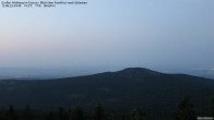 Archiv Foto Webcam Feldberg - Blick über Frankfurt nach Südosten 03:00
