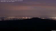 Archiv Foto Webcam Feldberg - Blick über Frankfurt nach Südosten 21:00