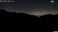 Archiv Foto Webcam Furkajoch Blick nach Westen 01:00