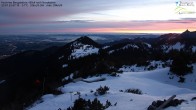 Archived image Webcam Top Station Hochries - View to the northeast 06:00