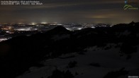 Archiv Foto Webcam Hochries Bergstation - Blick nach Nordosten 23:00