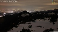 Archiv Foto Webcam Hochries Bergstation - Blick nach Nordosten 19:00