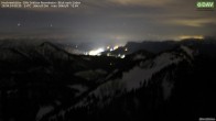 Archived image Webcam Hochries - View to the south 23:00