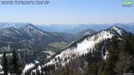 Archiv Foto Webcam Hochrieshütte - DAV Sektion Rosenheim - Blick nach Süden 11:00