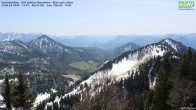Archiv Foto Webcam Hochrieshütte - DAV Sektion Rosenheim - Blick nach Süden 13:00