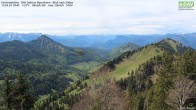 Archiv Foto Webcam Hochrieshütte - DAV Sektion Rosenheim - Blick nach Süden 04:00