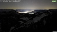 Archived image Webcam Hochries - View to the south 01:00